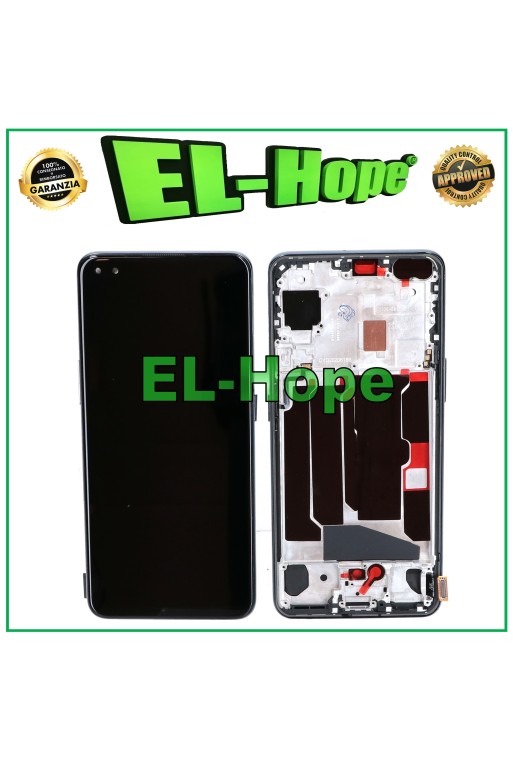 TFT LCD TOUCH DISPLAY + RAHMEN FÜR ONEPLUS NORD 5G AC2001 AC2003 / 8 NORD 5G SCHWARZ